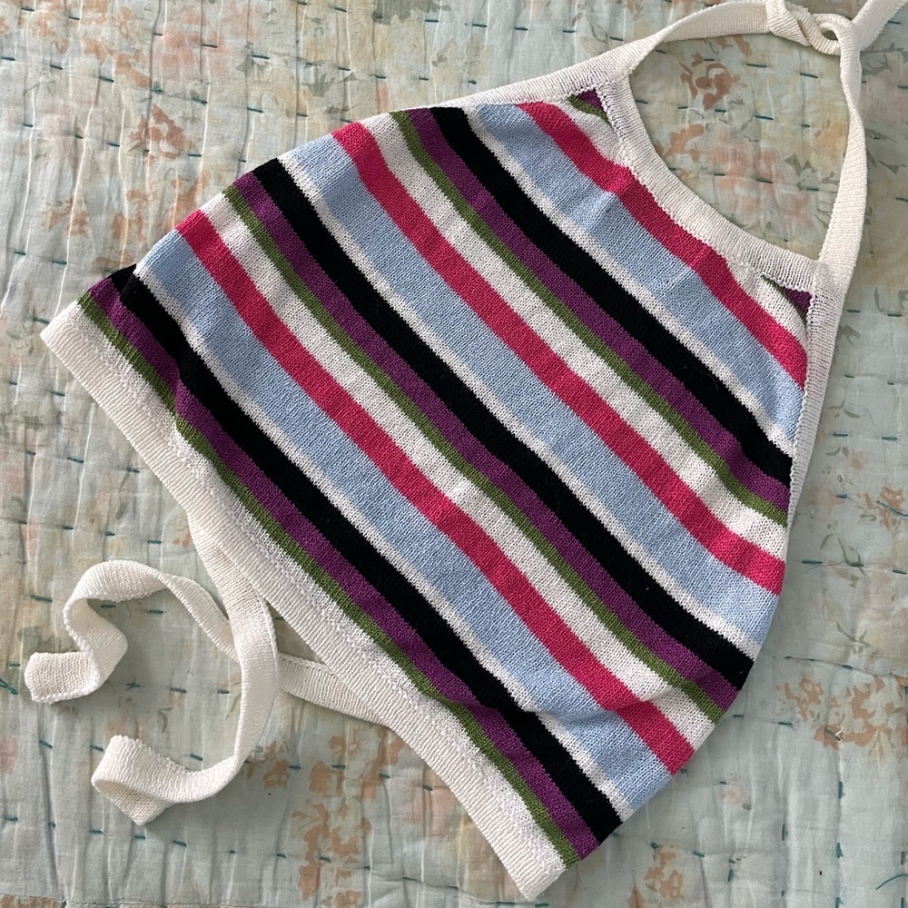 Sweater Halter Top